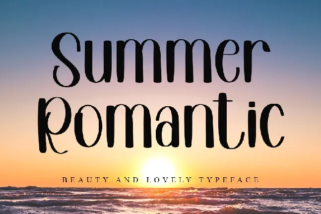 Summer Romantic font