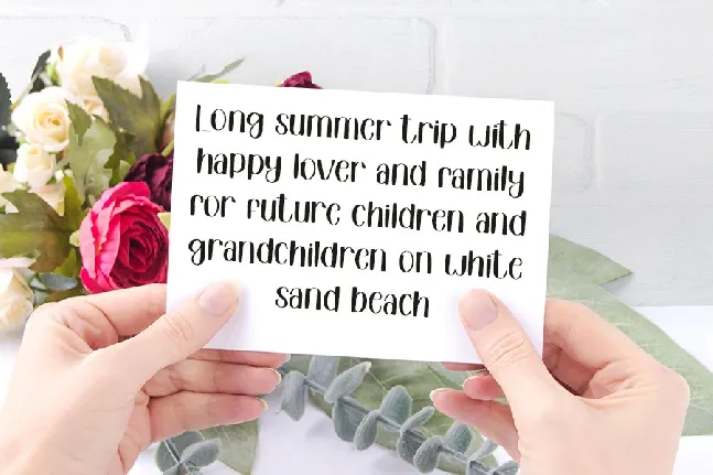 Summer Romantic font