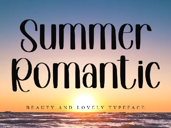 Summer Romantic font