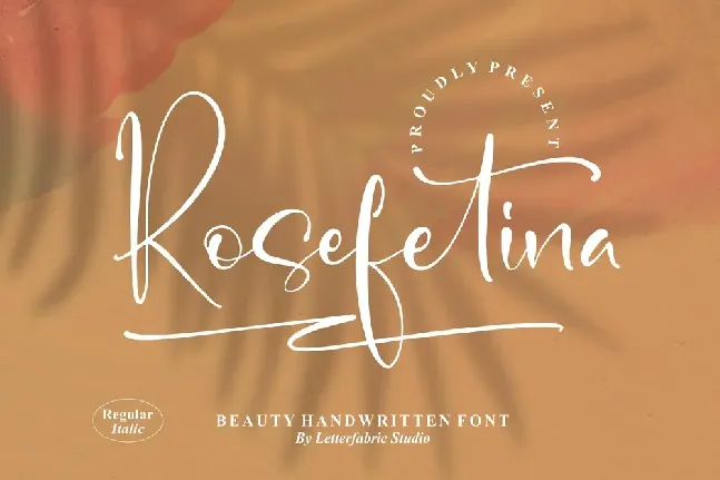 Rosefetina font