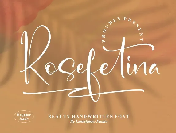 Rosefetina font