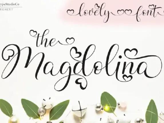 Magdolina Calligraphy font