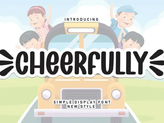 Cheerfully Display font