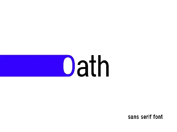 Oath font