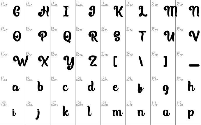 Anhay font