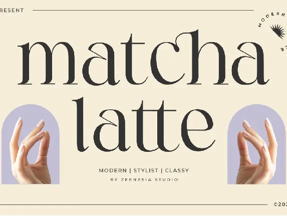 Matcha Latte font