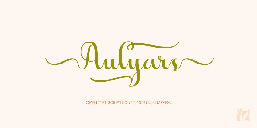 Aulyars font