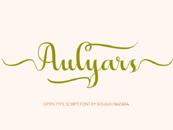 Aulyars font