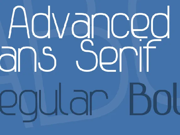 Advanced Sans Serif 7 font