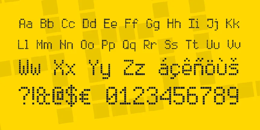 Enhanced LED Board-7 font