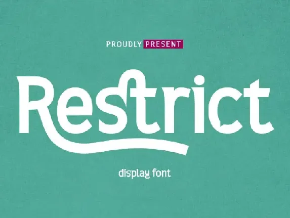 Restrict Display font