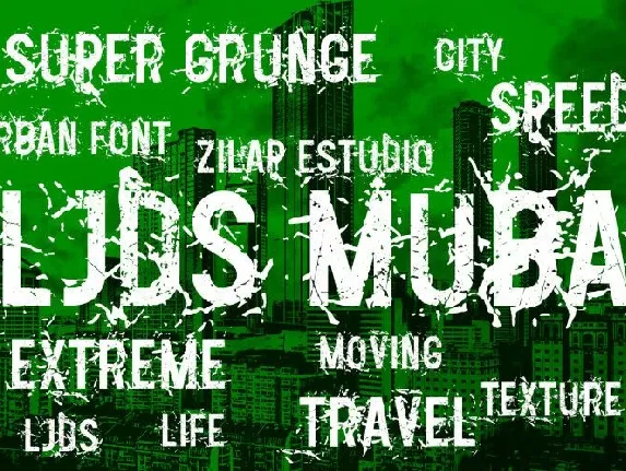 LJDS Zilap MUBA font