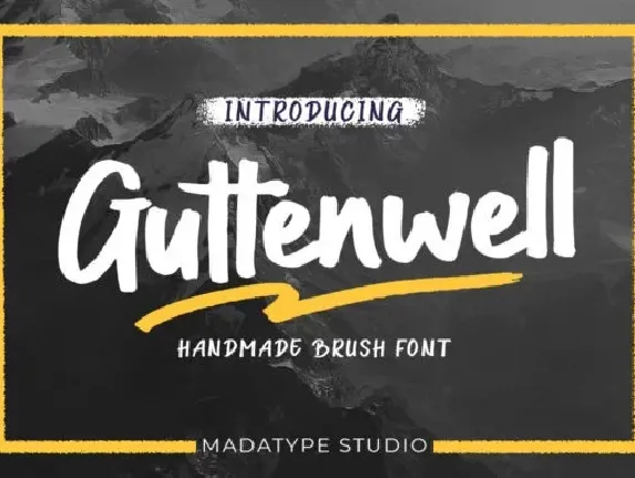 Guttenwell Bold Script font