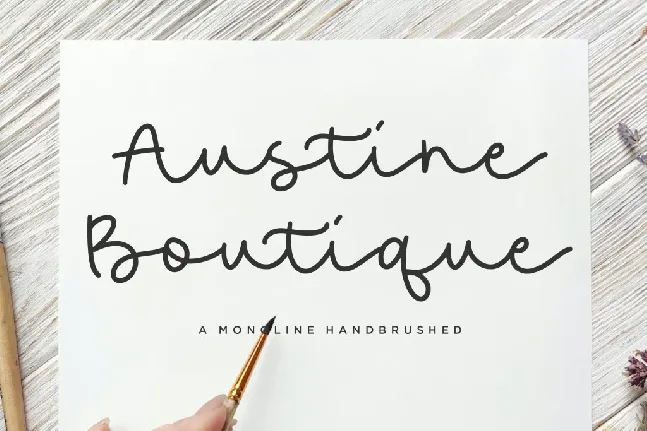 Austine Boutique font