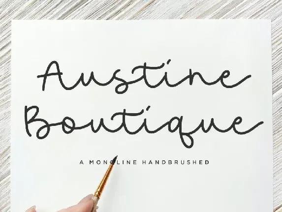 Austine Boutique font