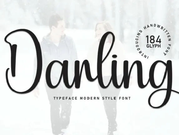 Darling Script font