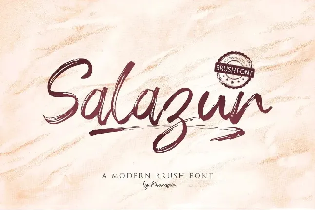 Salazur font