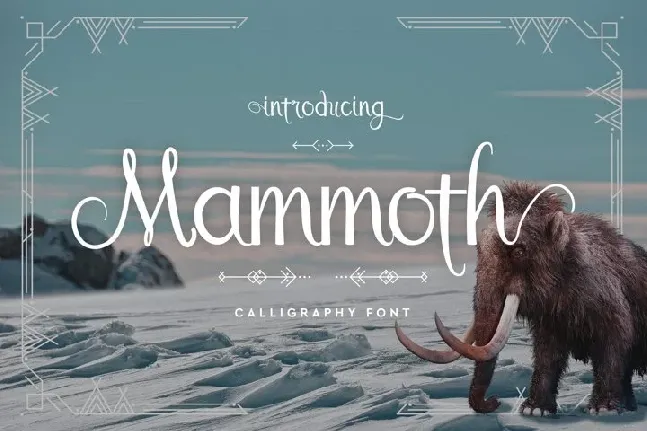 Mammoth font