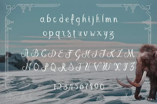 Mammoth font