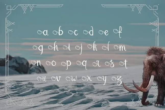 Mammoth font