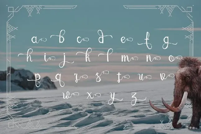 Mammoth font