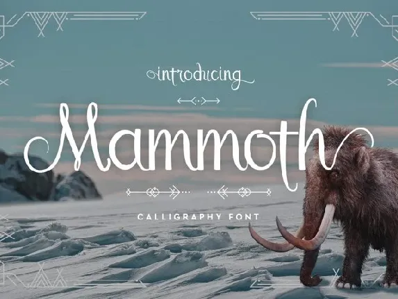 Mammoth font