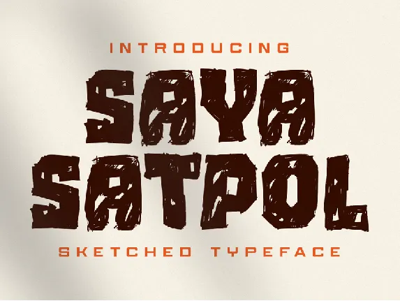 Saya Satpol font