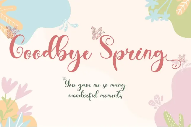 Spring Everyday font