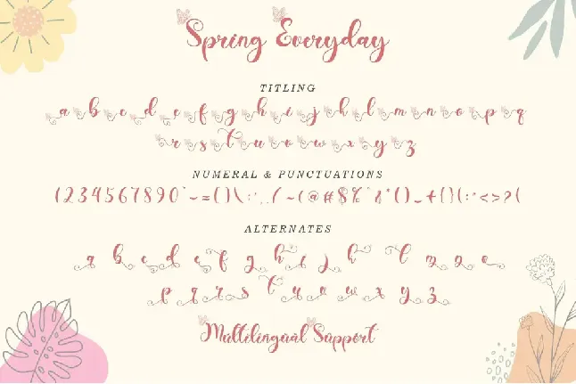 Spring Everyday font