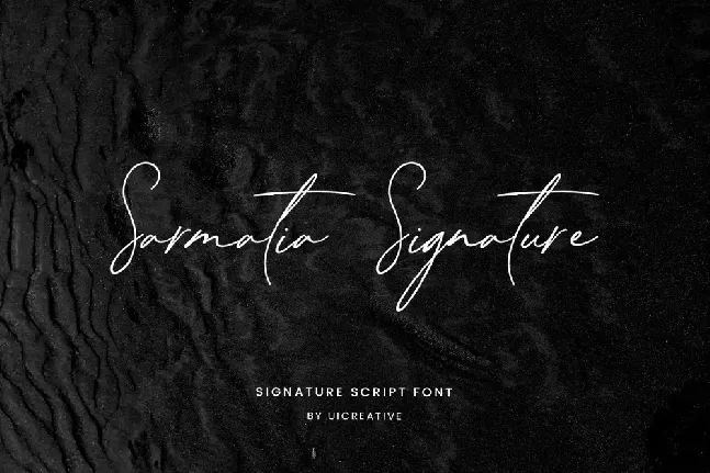 SarmatiaSignature font