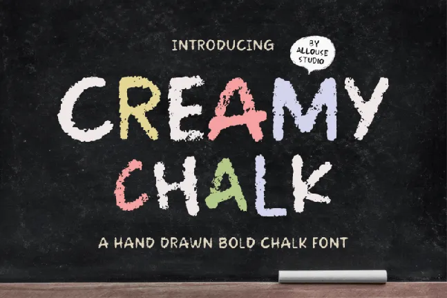 Creamy Chalk font