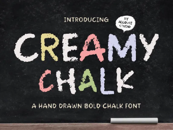 Creamy Chalk font