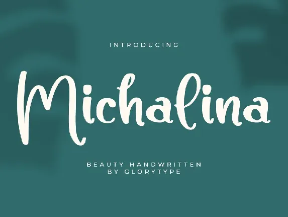 Michalina font