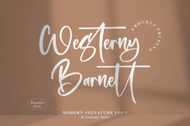 Westerny Barnett font