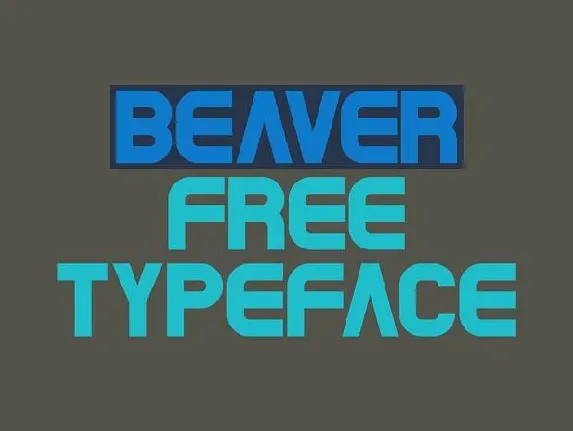 Beaver font