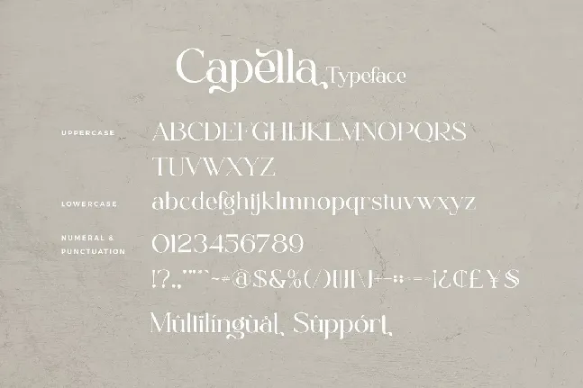 Capella font