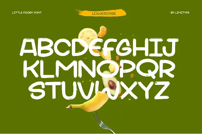 LITTLE FOODY DEMO font