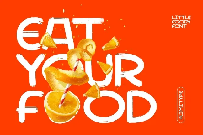 LITTLE FOODY DEMO font