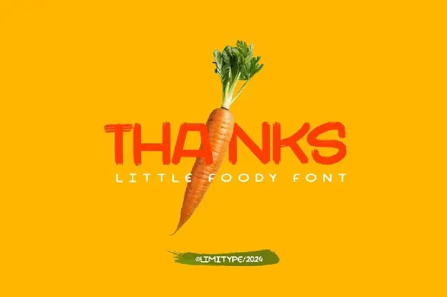 LITTLE FOODY DEMO font