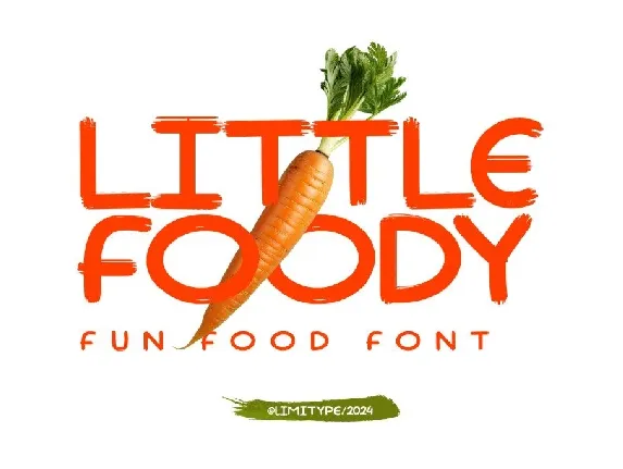 LITTLE FOODY DEMO font