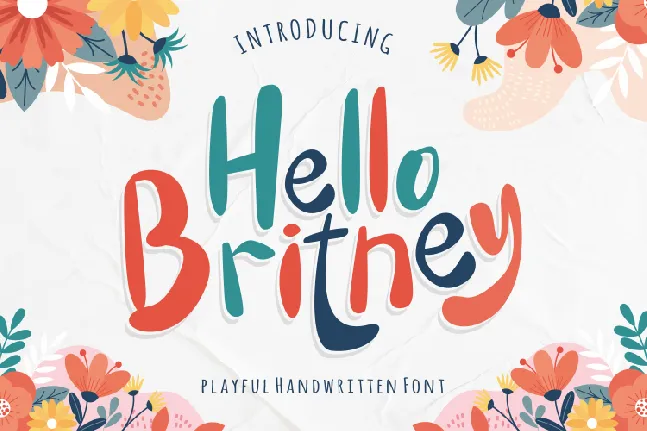 Hello Britney font