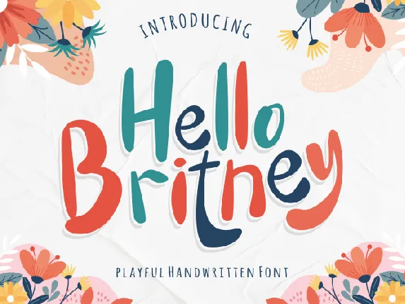 Hello Britney font