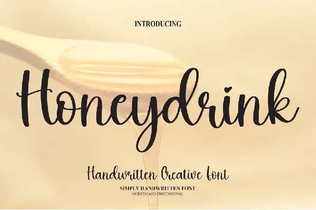 Honeydrink font