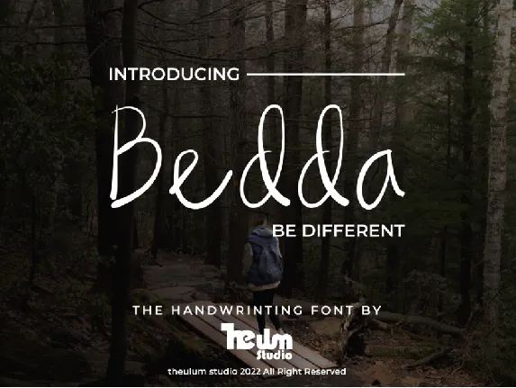 Bedda font