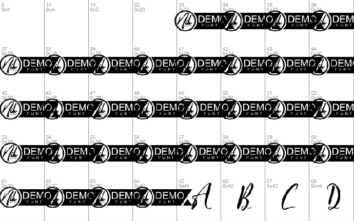 Mark Hayes Demo font