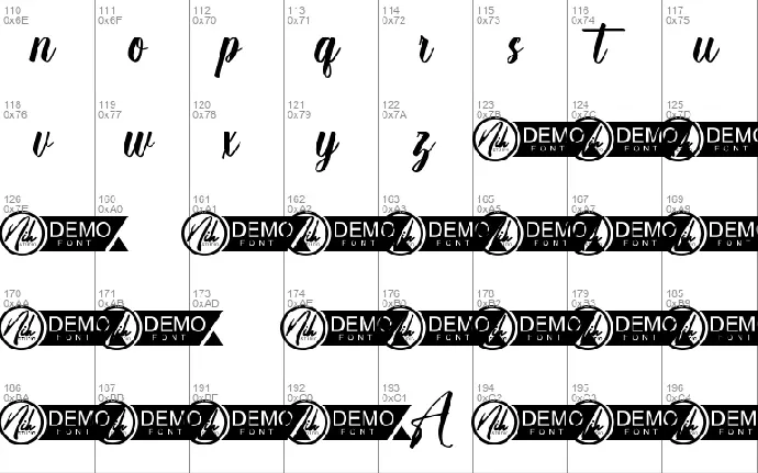 Mark Hayes Demo font