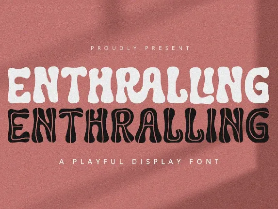 Enthralling font