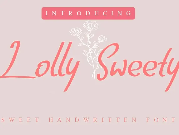 Lolly Sweety font