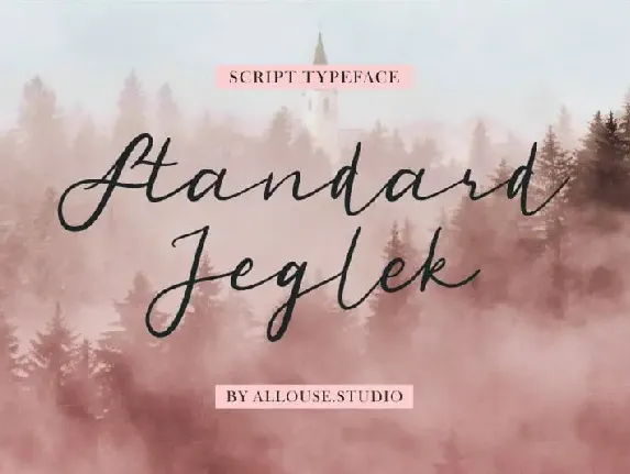 Standard Jeglek Script font