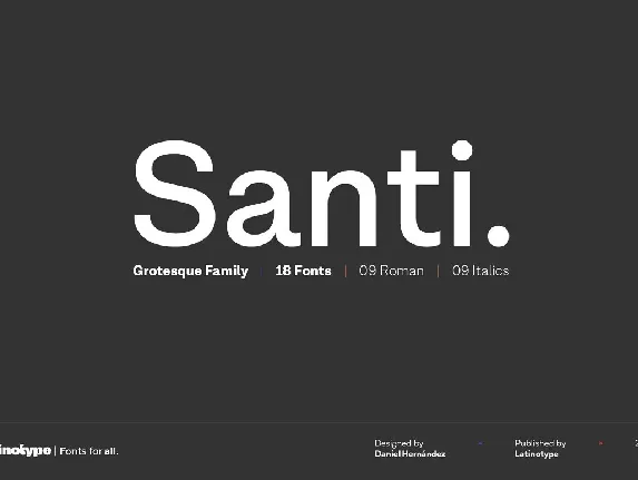 Santi font